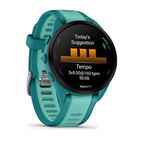 Garmin Forerunner 165 Music - Turkuaz/Deniz Mavisi