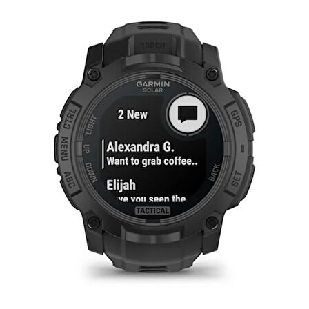 Garmin Instinct 3 – 45 mm Solar Tactical Edition Siyah