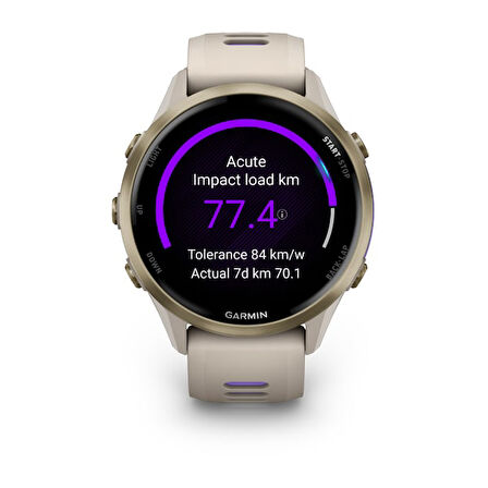 Garmin Forerunner 970 Soft Gold Titanyum | Gri
