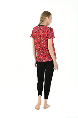 2'li Viskon Kadın Pijama Takıımı