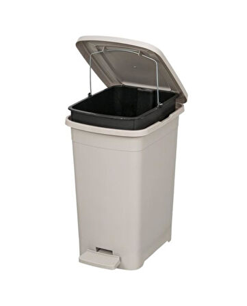 Omnipazar ELF-İ342 Slim Pedallı Plastik Çöp Kovası İç Kovalı 25 lt