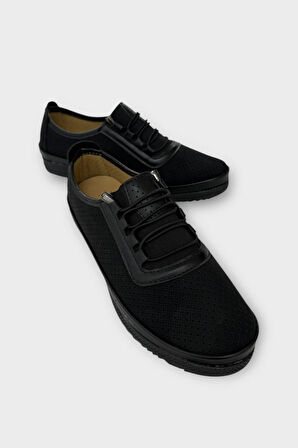 Kadın Ortopedik Yumuşak Casual Ayakkabı SİYAH