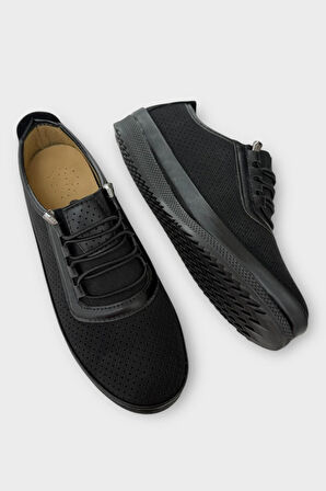 Kadın Ortopedik Yumuşak Casual Ayakkabı SİYAH