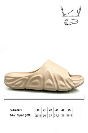 Sermoda Tarz Model Hafif Eva Yazlık Plaj Terliği Havuz Terliği Lavabo Terliği 2000 Vizon