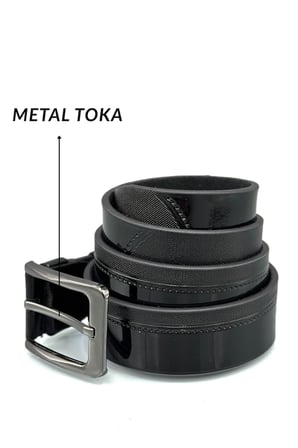 Sermoda 33 mm Baskılı Desenli Vegetal Deri Erkek Kumaş Pantolon Kemeri 2