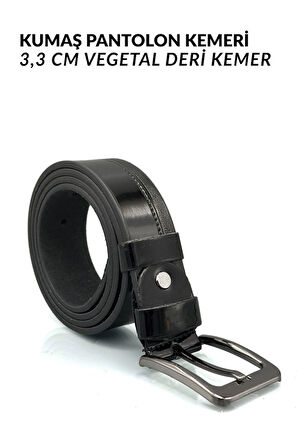 Sermoda 33 mm Baskılı Desenli Vegetal Deri Erkek Kumaş Pantolon Kemeri 2