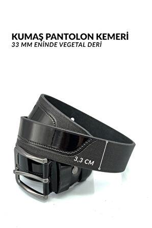Sermoda 33 mm Baskılı Desenli Vegetal Deri Erkek Kumaş Pantolon Kemeri 2