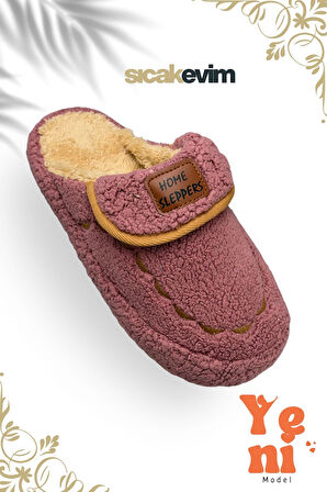 Kadın Ev Terliği Hafif Tabanlı Sıcak Tutan Kışlık Kadın Ev Terliği Çeyiz Terliği Fujya