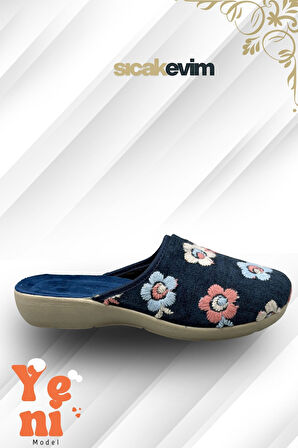 Kadın Ev Terliği  – Poli Taban Hafif Tabanlı Sıcak Tutan Ev Terliği Laci Pembe