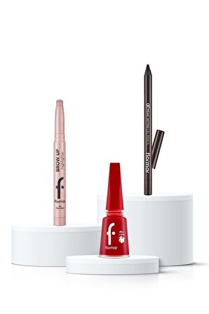 Flormar Brave Heart 3'lü Makyaj Seti