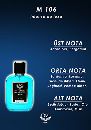 M 106 Intense De Luxe Özel Seri Erkek Parfümü 50 ml Edp