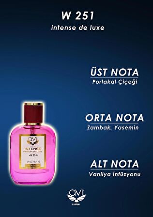 W 251 Intense De Luxe Özel Seri Oriental Kadın Parfümü 50 ml