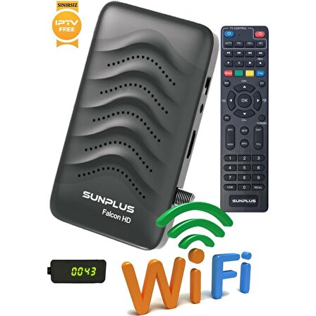 Kaliko Kaliko Falcon Çanaklı-Çanaksız Wi-Fi Dahil Full Hd  Uydu Alıcısı (Sınırsız Sinema Paketli)