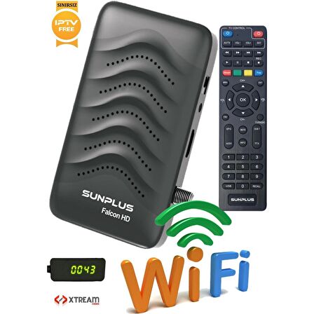 Kaliko Kaliko Falcon Çanaklı-Çanaksız Wi-Fi Dahil Full Hd  Uydu Alıcısı (Sınırsız Sinema Paketli)