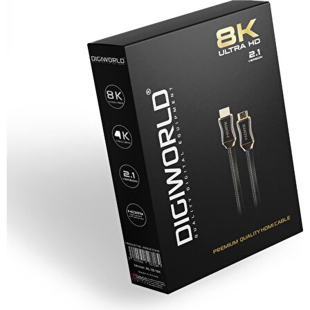 Dıgıworld Awg 2.1 Versiyon 8K Hdmi Kablo - 1.8M