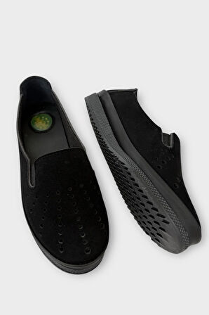 Kadın Ortopedik Yumuşak Comfort Casual Ayakkabı SİYAH