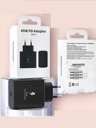 Samsung Galaxy Tab S11 S10 S9 S8 S7 Fe Ultra Plus 5G Wi-Fİ Uyumlu 45W Turbo Hızlı Şarj Adaptörü