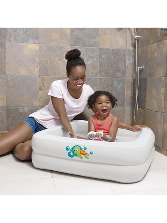 Bestway Plaj Oyuncak Havuz Banyo İçin 2 Bölmeli 86X25Cm Bw51116 (Karışık Renk, 1 Adet)