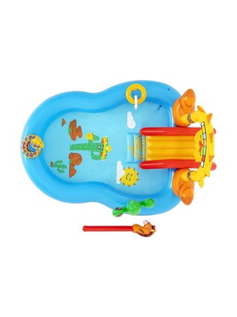 Bestway Plaj Oyuncak Havuz Kaydıraklı Korsanlı Kutulu Bw53118 (Karışık Renk, 1 Adet)