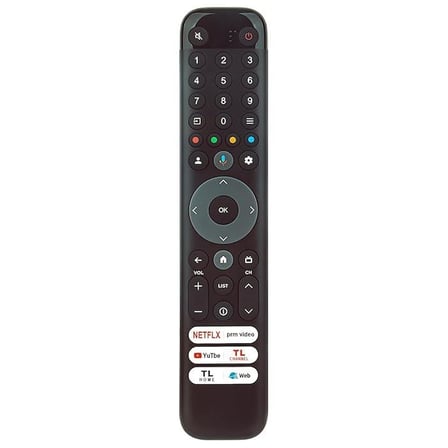 tcl ile uyumlu Model 65T8C Mikrofonlu Smart Google Tv Kumanda