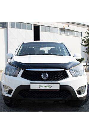 Ssangyong Korando|actyon Ön Kaput Koruma Rüzgarlığı 3mm Akrilik (abs) Parlak Deflektör 2012>