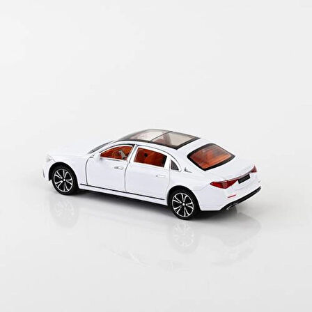 1:24 Ölçek 4 Kapısı Kaput ve Bagajı Açılan Diecast Model Araba