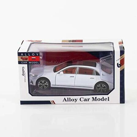 1:24 Ölçek 4 Kapısı Kaput ve Bagajı Açılan Diecast Model Araba