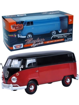 Motor Max Model Araba Motormax 1:24 Volkswagen Type 2 T1 Delivery Van