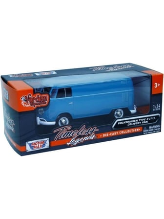 Motor Max Model Araba Motormax 1:24 Volkswagen Type 2 T1 Delivery Van