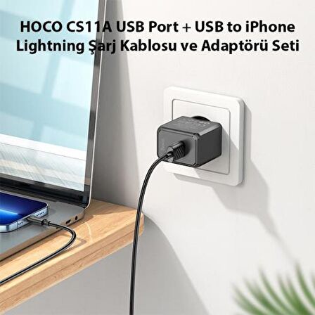 Coofbe USB Hızlı Şarj Aleti Siyah