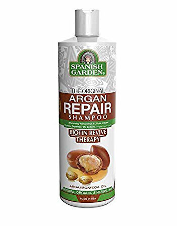 Spanish Garden Organik Argan ve Omega Yağı Onarıcı Şampuan 450 ml