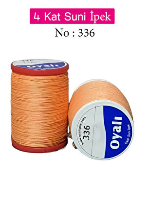 Oyalı 4 Kat Suni İpek İplik İğne Oyası Boncuk İpi Tığ Oyası No:336