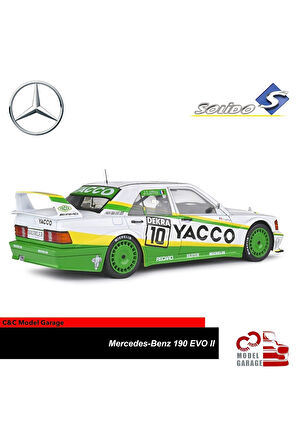 Mercedes-benz 190 Evo Iı 1/18 Ölçek Diecast Metal Model Araba