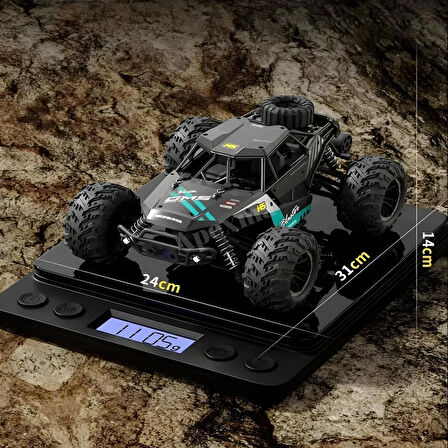 2.4GHz Uzaktan Kumandalı Metal Gövde 50 Km Hız Yapan 4x4 Off-Road Arazi Aracı - Kumandalı 7.4V 1300 Mah Şarjlı Rc Araba