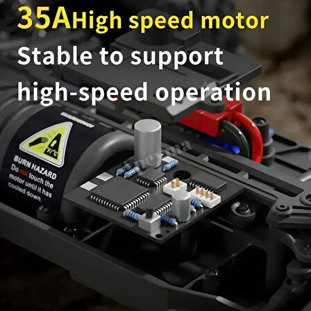 2.4GHz Uzaktan Kumandalı Metal Gövde 50 Km Hız Yapan 4x4 Off-Road Arazi Aracı - Kumandalı 7.4V 1300 Mah Şarjlı Rc Araba