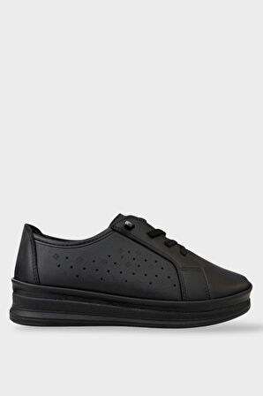 Kadın Ortopedik Comfort Günlük Ayakkabı SİYAH