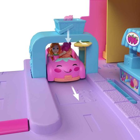 Mattel Oyuncak Polly Pocket Eğlenceli Market Oyun Seti HRD45