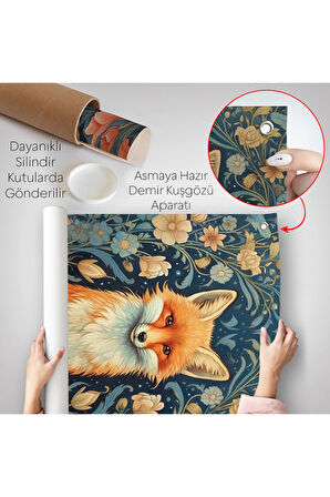 Sarı Tilki Duvar Örtüsü-7547