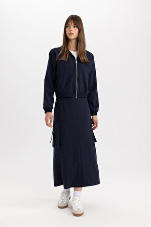 DeFacto Kargo Cepli Maxi Tesettür Etek C4197AX24SPNV28