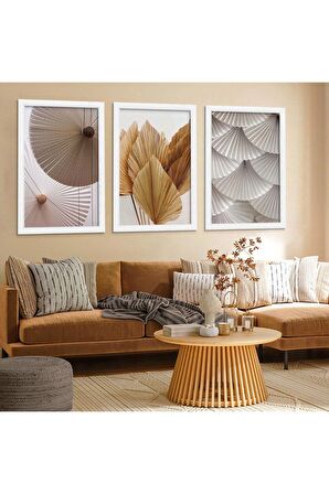 Hilal Minare Dini 100 X 50 Cm Saatli Kanvas Tablo