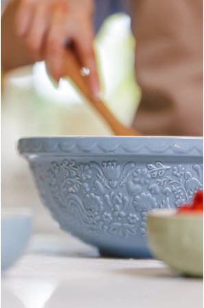 Mason Cash Home To Roost S18 Mixing Bowl 26 Cm Mavi Karıştırma Kasesi