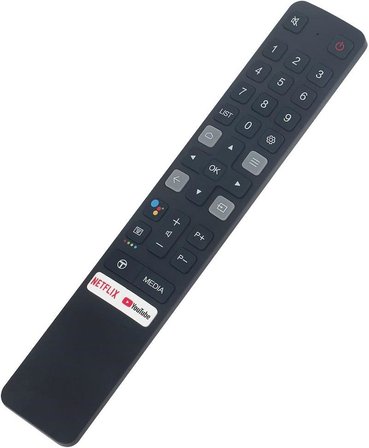tcl ile uyumlu Model 65C725 Sesli Smart Tv Kumanda