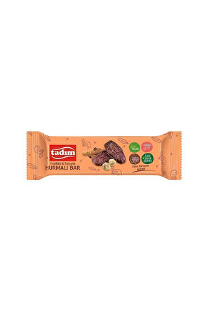 Tadım Hurmalı Bar Fındık & Tarçınlı 40 gr X 20 Adet ( Vegan )