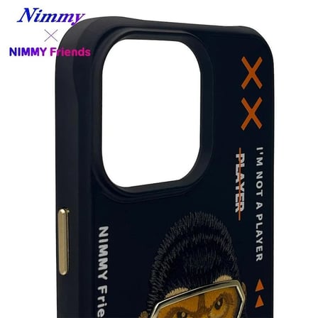 Premium iPhone 15 Pro Gorilla Desenli Silikon Kılıf 2.0 3D Cep Koruyucu Telefon Süsü Mobil Koruma