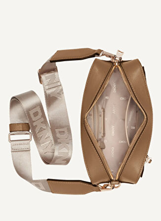 Dkny Deri Kahve Kadın 22x14,6x7 cm Çapraz Çanta R42E3E22