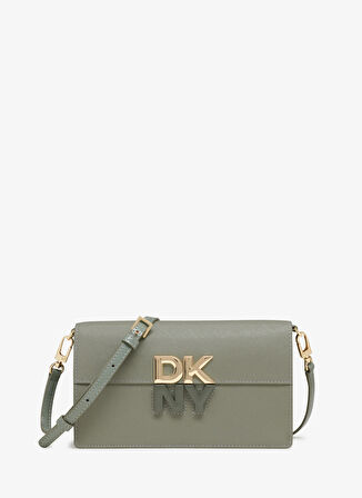 Dkny Deri Yeşil Kadın 12x21x5 cm Çapraz Çanta R42FKE32