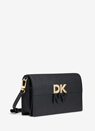 Dkny Deri Siyah Kadın 12x21x4 cm Çapraz Çanta R42FKE32