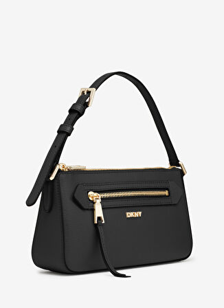 Dkny Deri Siyah Kadın 22x12x5 cm Çapraz Çanta R42HKE18