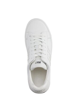 Dkny Beyaz Kadın Sneaker ABENI RHINESTONE LOGO - LACE UP