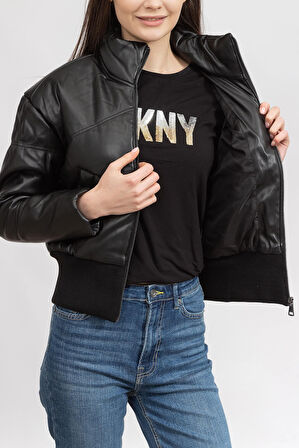 Puffer Kadın Mont-Siyah | S